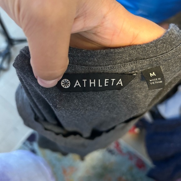 Athleta Threadlight Asymmetrical Relaxed Tee - Picture 5 of 5